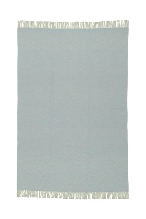 kék pléd kiterítve 130x210 cm