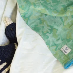 zöld gyerek takaró pamut ágyneművel